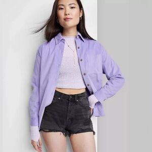 Nwt High-Rise EasyRigid Cutoff Jean Shorts - Wild Fable